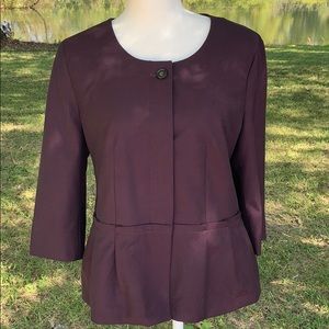 🔥🌸LOFT NWOT Maroon Jacket